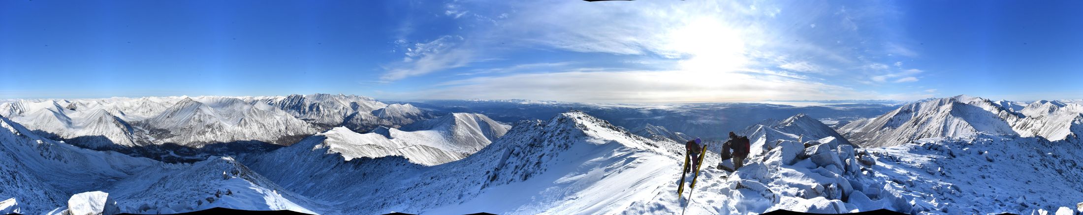 Панорама с пика 2995