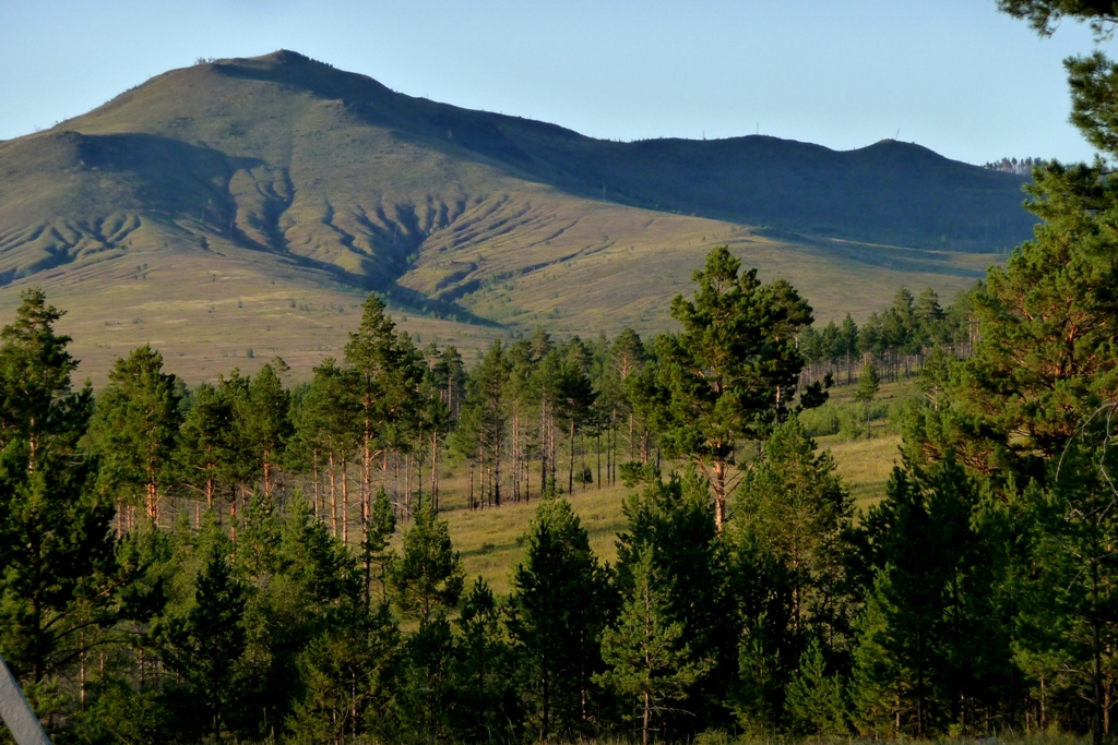 Гора с морщинками