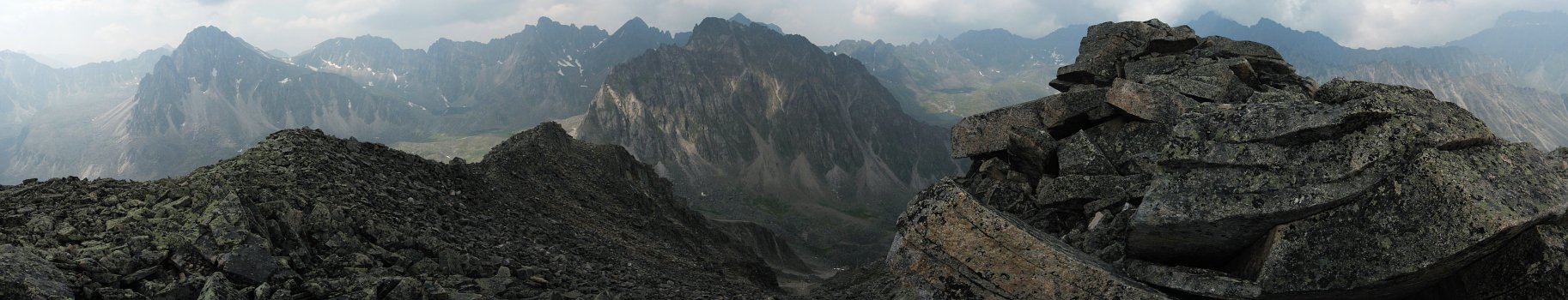 Панорама с вершины 2678
