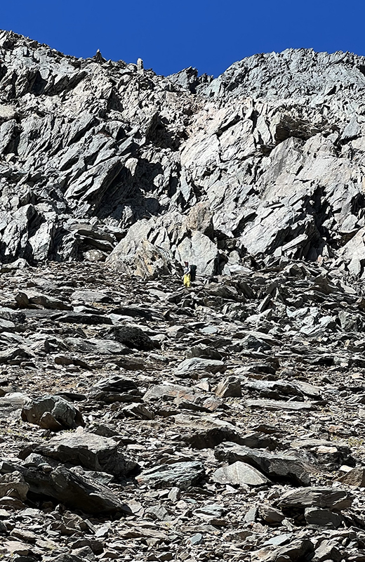 67. В итоге окончание спуска оказалось здесь