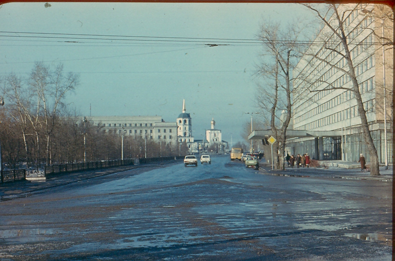 Гостиница Ангара, март 1986 г.