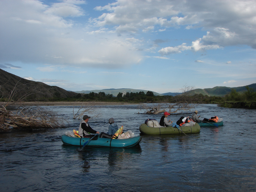 На Джиде встречается много топляков.