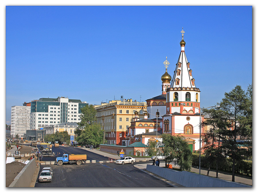 Жизнерадостный урбанистический пейзаж