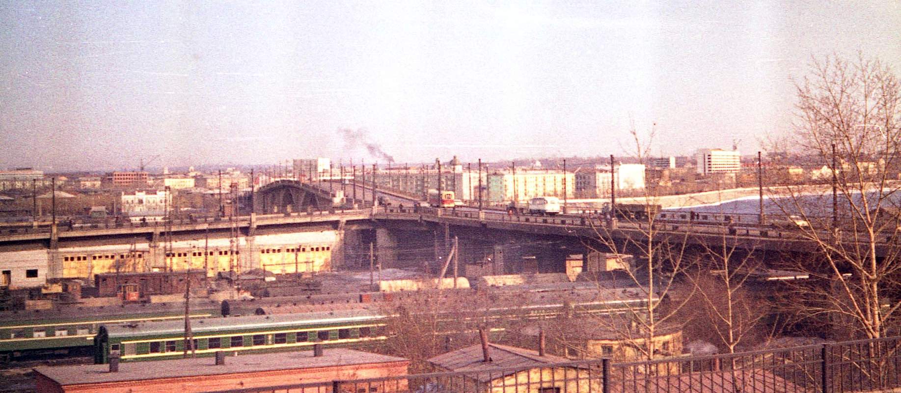 Ангарский мост сорок лет назад