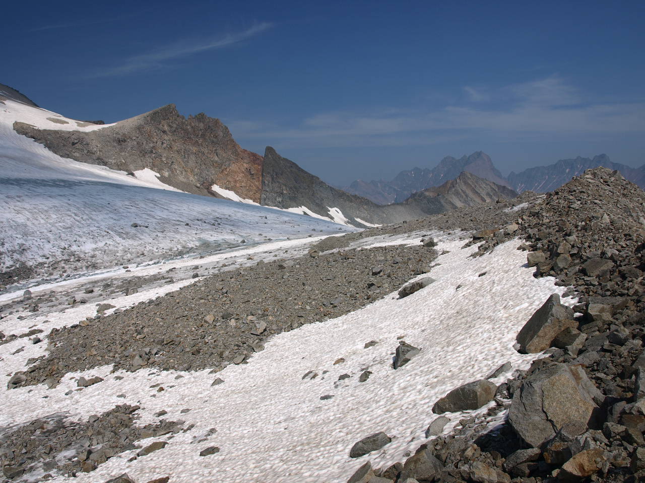 Вершина ледника Преображенского