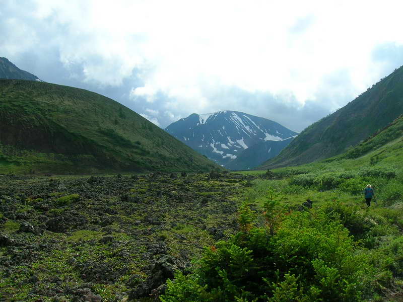 К вулкану Кропоткина
