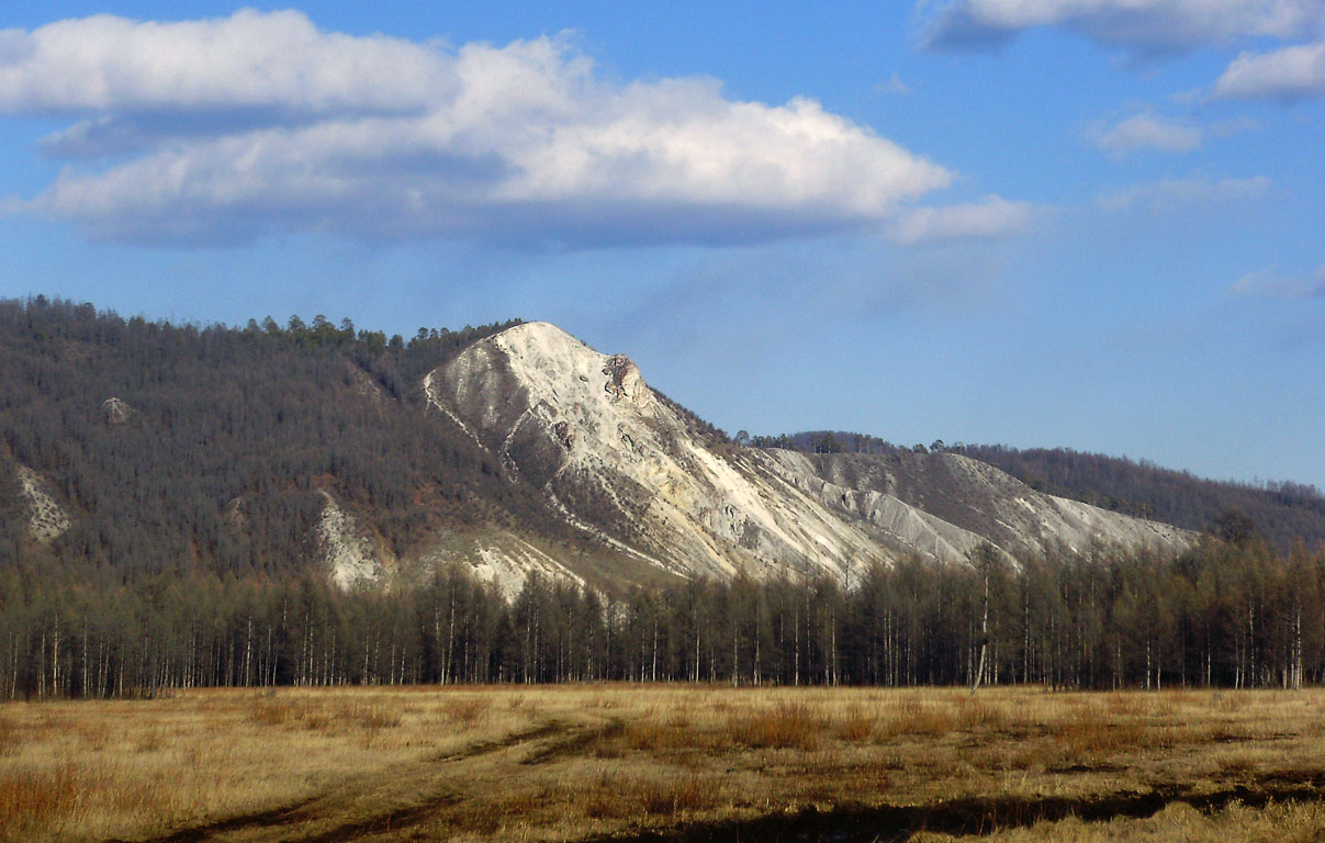 Белая гора, вид с Амандака