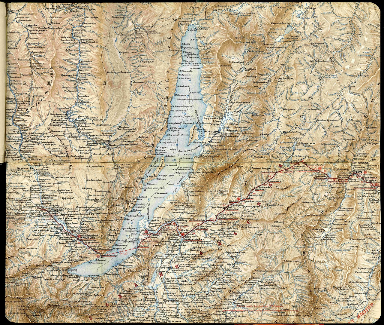 Карта путешествия государя наследника Цесаревича на Дальний Восток, 1891 год