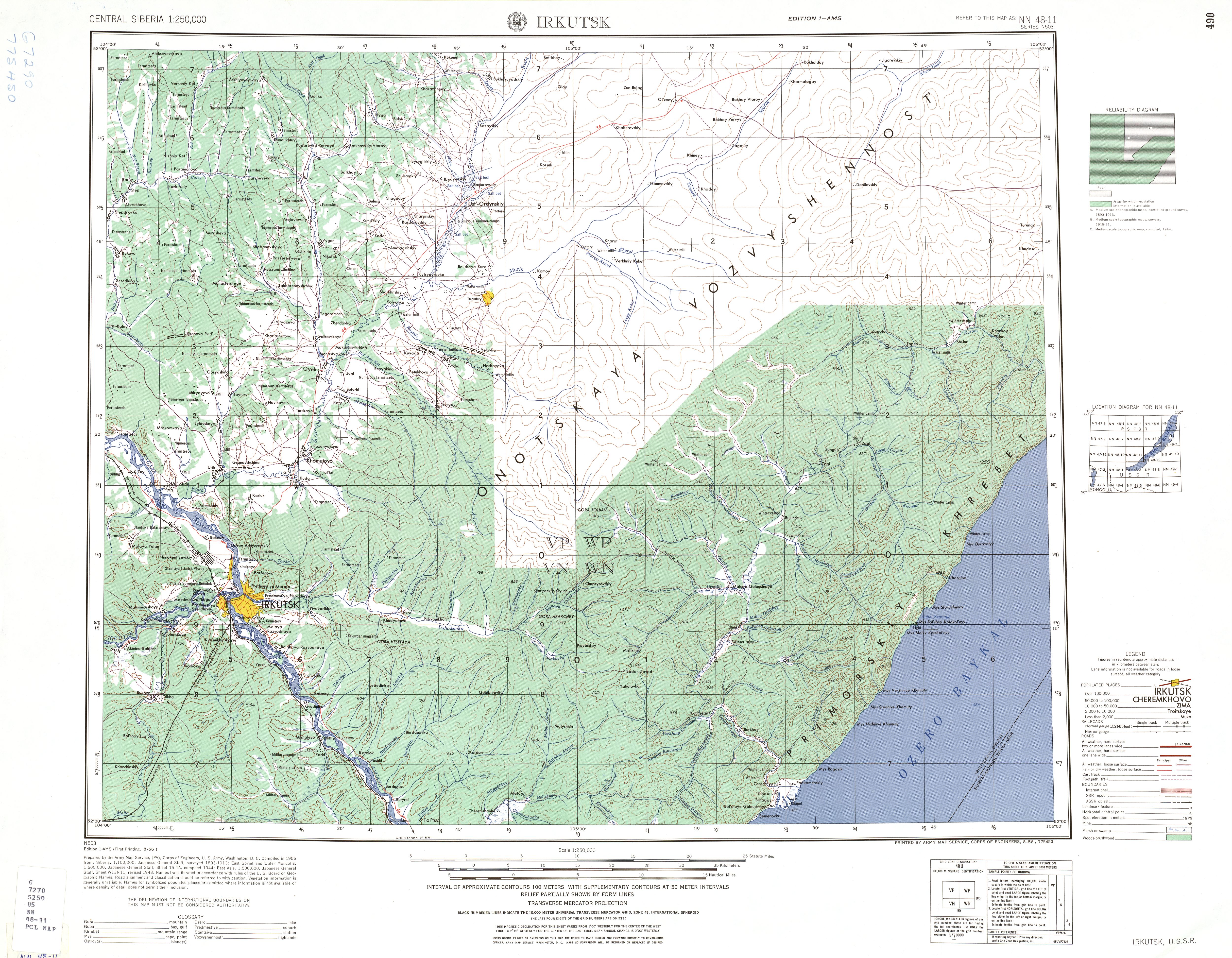   1:250000,   N-48-  N-48-,       , 1955 