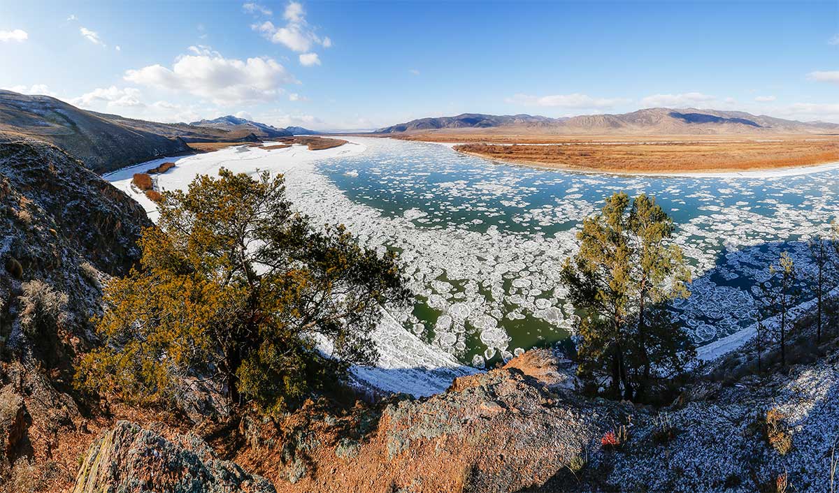 Замерзающая Селенга